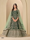 Aanaya Vol 239 By Dani Creation Velvet Designer Work Gown With Dupatta Wholesale Online